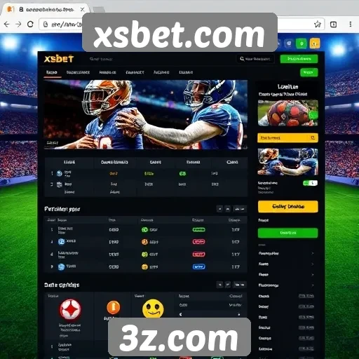 Análise da interface do usuário do xsbet.com